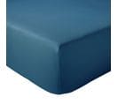 Drap Housse 180x200 Cm Bonnet 40 Cm Percale De Coton Moorea Pacific Bleu Cobalt