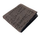 Serviette De Toilette 50x100 Cm Pur Coton Collection Osaka Feuillage Marron