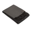 Drap De Plage Fouta Nid D'abeille 100x200 Cm Coton 230 G/m² Noir Café