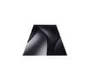 Tapis Effet Courbe Pour Salon Design Rectangle Kris Noir 200x290