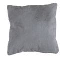 Coussin Doux Carré Uni Heaven Argenté 48x48