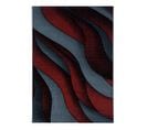 Tapis Effet Courbe Moderne Pour Salon Chouette Rouge 240x340