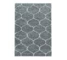 Tapis Shaggy Baroque Rectangulaire Lokalt Gris 160x230