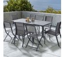 Salon De Jardin Design 8 Personnes Modulo Full Aluminium