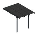 Pergola Solaire Power Gris Anthracite 4,586x3,494m 3200w + LED