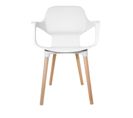 Fauteuil Avec Accoudoirs Italia Blanc Gasoline