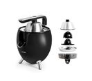 Presse Agrumes Double Cônes Avec Filtre En Acier Presspod Noir Mat Kitchencook