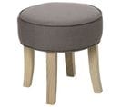 Tabouret Adriel - Lin - Gris