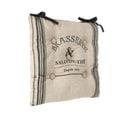 Galette De Chaise Bistrot - 40 X 40 Cm - Gris