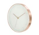 Horloge Ronde Deco Chic - Diam. 30,5 Cm - Blanc