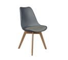 Chaise Scandinave Avec Cousin - H. 83 Cm - Gris