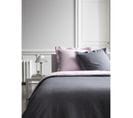 Housse De Couette Et 2 Taies D'oreiller Bicolore - 240 X 260 Cm - Coton Percale - Gris Et Lila