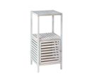 Etagère De Salle De Bain Norway - H. 86 Cm - Blanc Vieilli