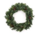 Couronne De Noël Avec Pommes De Pin Royal - Diam. 40 Cm - Vert