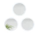 Ensemble De 3 Miroirs 50 Cm Blancs Mat