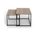 Lot De 2 Tables Basses Gigognes Detroit 40/45 Design Industriel