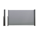 Paravent Extérieur Rétractable 180 X 400 Cm Gris Clair Store Latéral