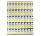 Tapis Extérieur Sari Triangles Gris Et Jaune 270 X 370 Cm