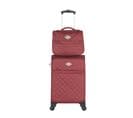 Valise Cabine Et Vanity Polyester Lilas-h 4 Roues
