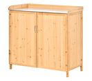 Armoire De Jardin Table De Rempotage 2 En 1 Bois De Cèdre Pré-huilé