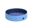 Piscine Bassin Chien Diamètre 80 Cm Bleu