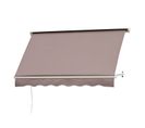 Store Banne Manuel 180l X 132l Cm Taupe Clair