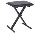 Tabouret Réglable Pliable Piano Clavier Noir