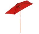 Parasol Rectangulaire Inclinable Dim. 2l X 1,5l X 2,3h M