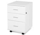 Caisson De Bureau Rangement Sur Roulettes 3 Tiroirs