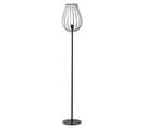 Lampadaire Design Industriel Métal Filaire Noir