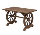 Table Basse De Jardin Style Rustique Chic Sapin Traité Carbonisation