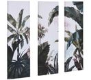 Triptyque Imprimé Et Peint Paysage Tropical Dim. 90l X 30l Cm (x3)