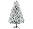 Sapin De Noël Artificiel Enneigé Ø 112 X 180h Cm 521 Branches Épines Imitation Nordmann