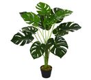 Plante Artificielle Monstera H. 85 Cm Feuilles De Tortue Réalistes Pot Inclus