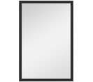 Miroir Mural Rectangulaire Dim. 40l X 60h Cm Cadre Bois Noir