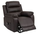 Fauteuil De Massage Releveur Électrique Réglable Pu Chocolat