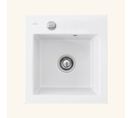 Evier Céramique Blanc Villeroy et Boch Subway Pure 1 Bac 475x510 - Sans Vidage