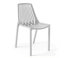 Chaise De Jardin Ajourée En Plastique Blanc