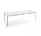 Table De Jardin Extensible En Aluminium Blanc