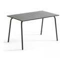 Palavas - Table De Jardin En Acier Gris