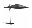 Parasol Déporté Rotatif 360° 2x3m En Aluminium Gris Anthracite