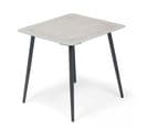 Grande Table Basse De Jardin En Acier Gris