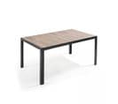 Tivoli - Table Intérieur Moderne En Aluminium Et Céramique - 146x100 cm