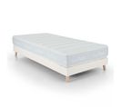 Pack Literie Confort Matelas mousse + Sommier + Pieds 90x200 Cm