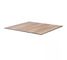 Plateau De Table Stratifié 70x70 Cm Chene Foncé