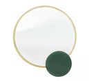 Miroir Avec Détail En Métal Émaillé 67 Cm