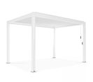 Pergola Bioclimatique Autoportée Blanche 3x4m