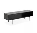 Meuble TV 140 Cm Style Indus Bois Noir