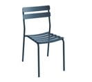 Chaise De Jardin En Aluminium Bleu Foncé