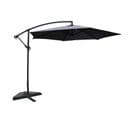 Parasol Déporté Rond Diamètre 300cm Gris Porticio